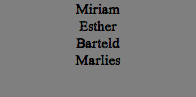 Miriam Esther Barteld Marlies